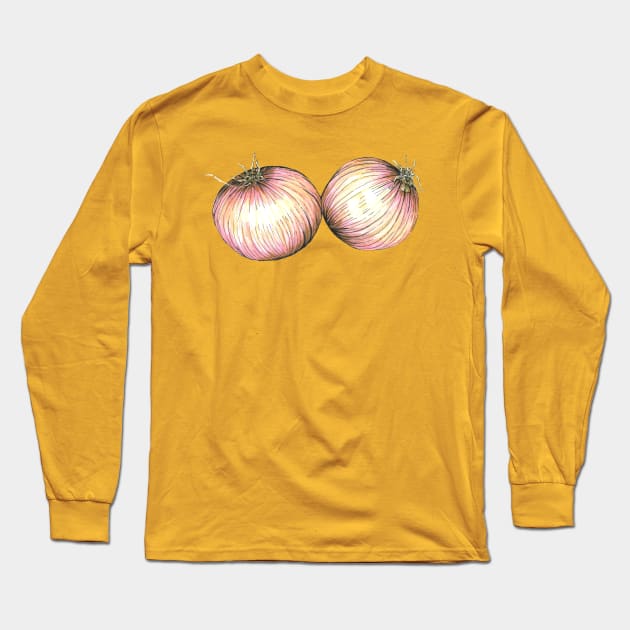 Onions Long Sleeve T-Shirt by LittleAmyLiz